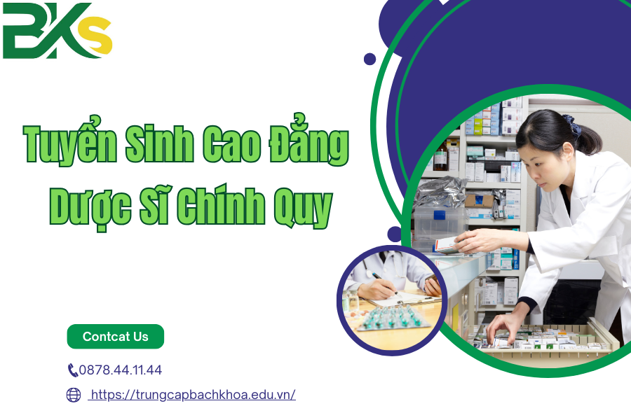 Tuyển Sinh Cao Đẳng Dược Sĩ Chính Quy - Xét Tuyển Học Bạ