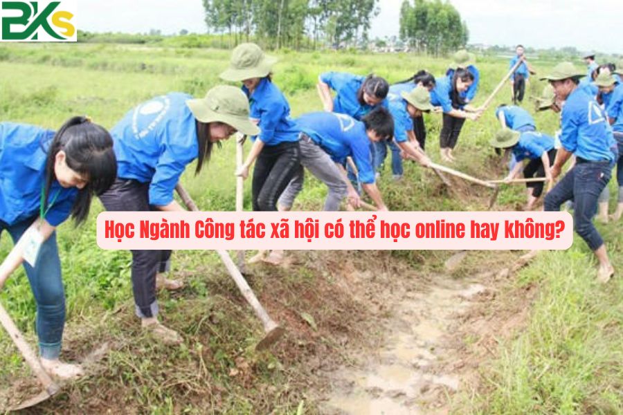 Học Ngành Công tác xã hội có thể học online hay không?