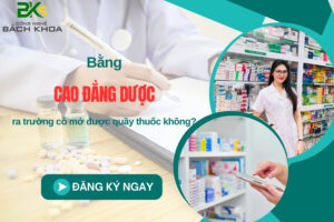 Bằng Cao đẳng dược ra trường có mở được quầy thuốc không