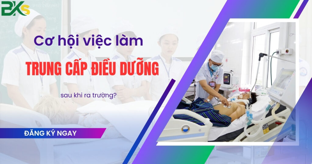 Cơ hội việc làm Trung cấp Điều dưỡng sau khi ra trường