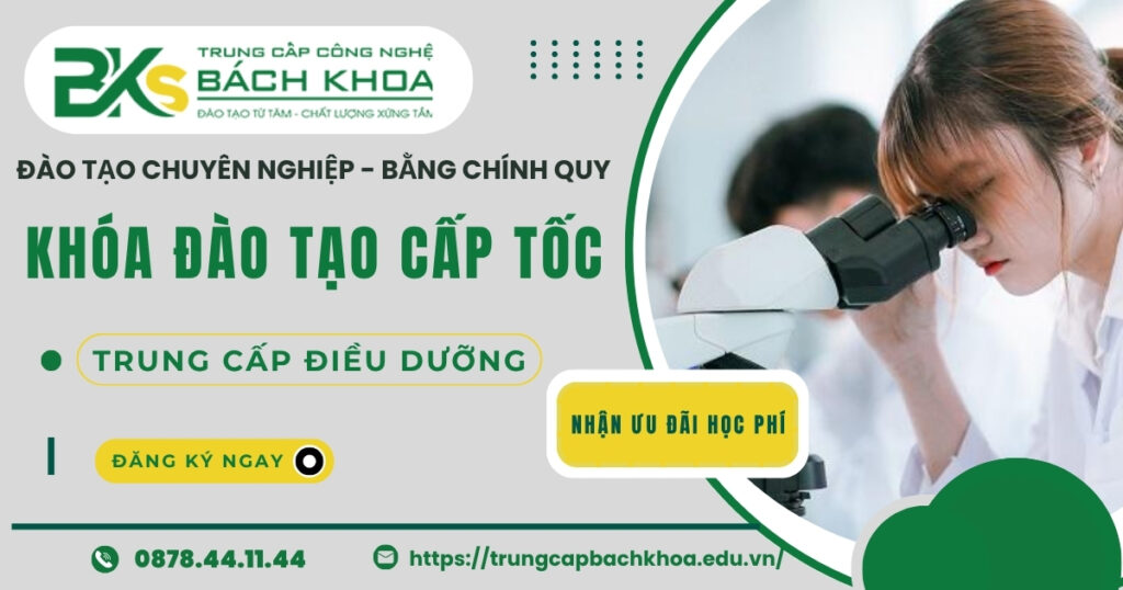 Khóa đào tạo Trung cấp Điều dưỡng cấp tốc