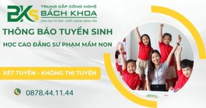 Thông báo tuyển sinh học Cao đẳng Sư phạm Mầm non