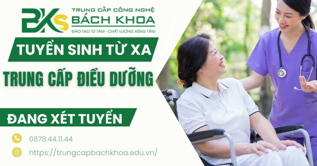 Tuyển sinh Trung cấp Điều dưỡng Từ xa