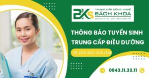 Thông báo tuyển sinh Trung cấp Điều dưỡng vừa học vừa làm