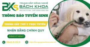 Thông báo tuyển sinh Trung cấp Thú Y trực tuyến