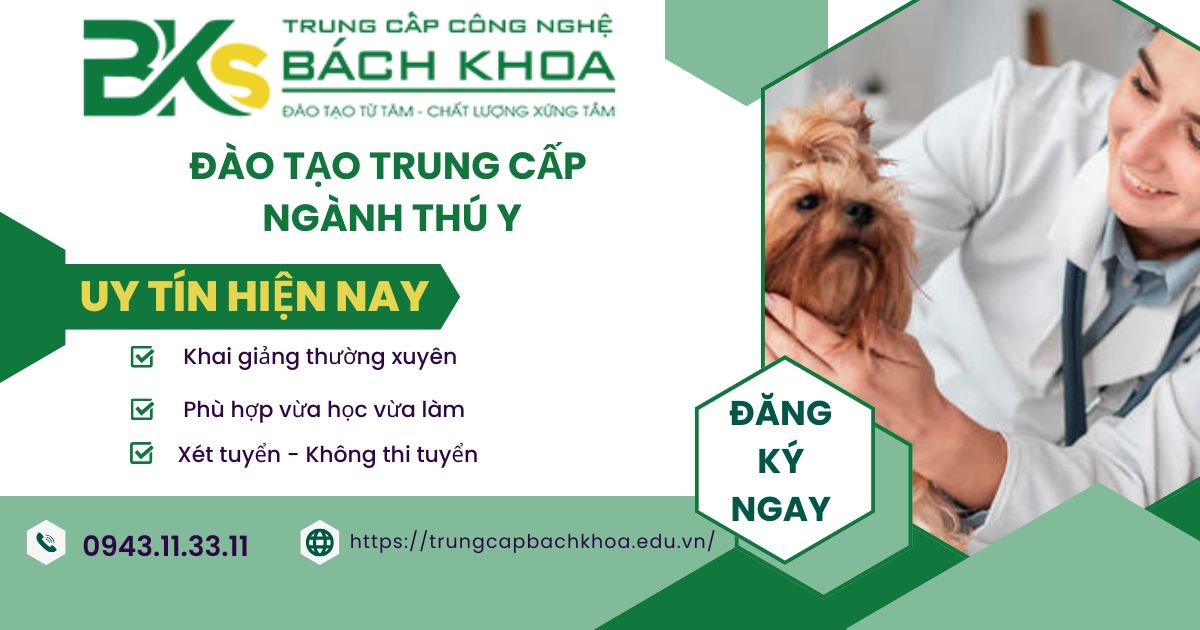 Đào tạo Trung cấp Thú Y tại TPHCM