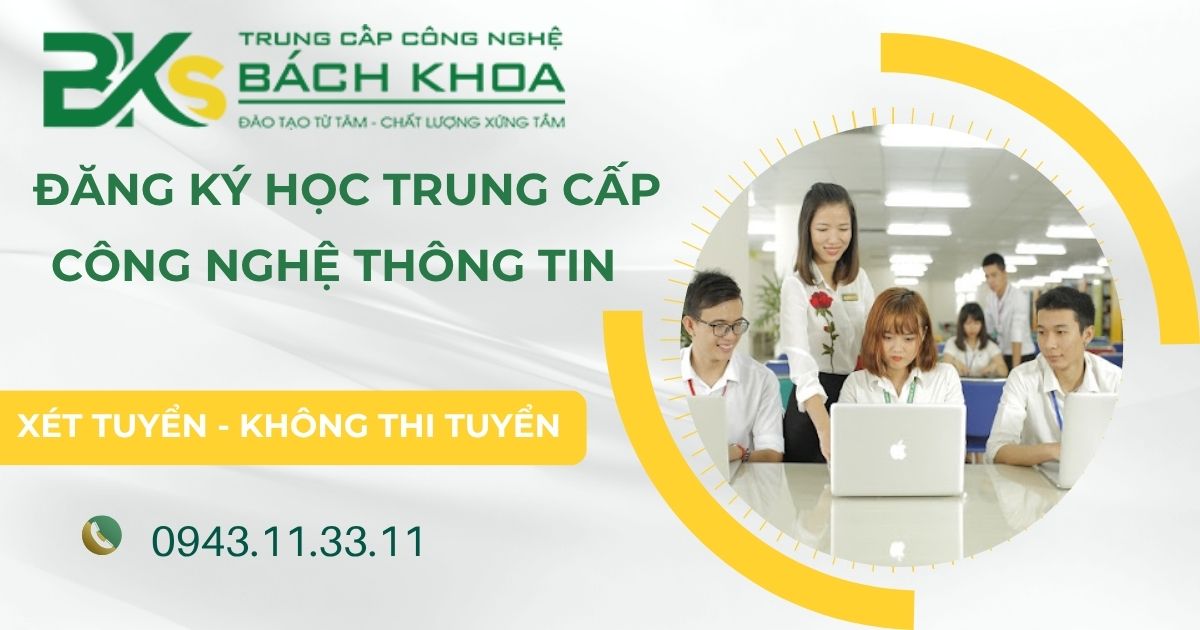 Đăng ký học Trung cấp Công nghệ thông tin từ xa tại TPHCM