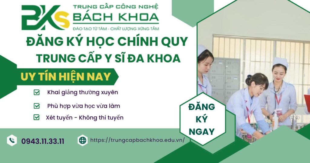 Đăng ký học Trung cấp Y sĩ đa khoa chính quy tại TPHCM