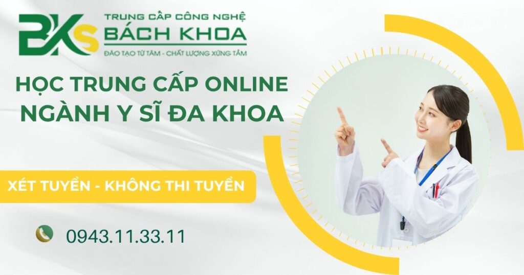 Học Trung cấp Y sĩ đa khoa Online ở đâu uy tín?