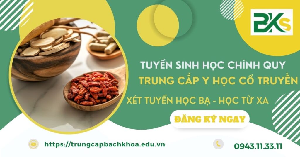 Tuyển sinh Trung cấp Y học cổ truyền Chính quy mới nhất