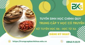 Tuyển sinh Trung cấp Y học cổ truyền Chính quy mới nhất 1 Tuyển sinh Trung cấp Y học cổ truyền Chính quy mới nhất