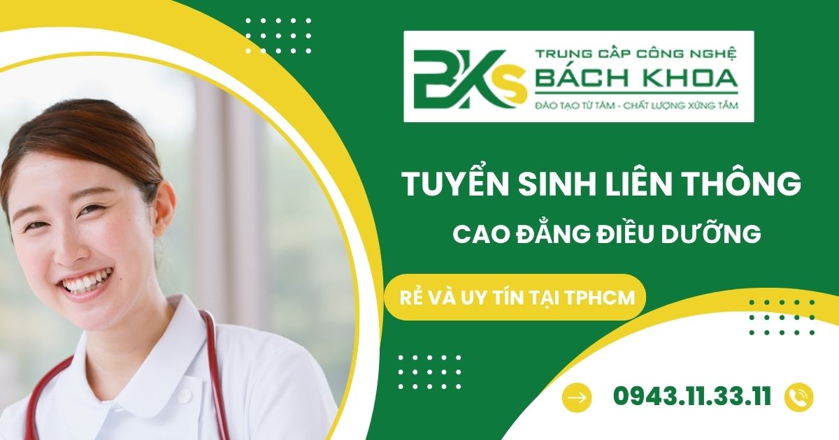 Tuyển sinh Liên thông Cao đẳng Điều dưỡng mới nhất