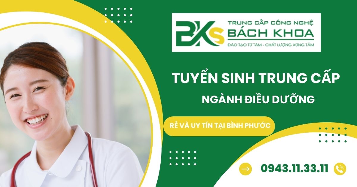 Tuyển sinh Trung cấp ngành Điều dưỡng tại Bình Phước