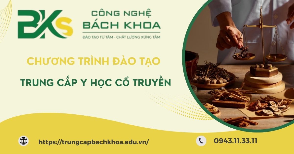 Chương trình Trung cấp Y học cổ truyền học gì?