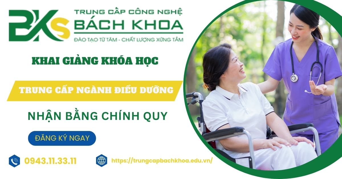 Khai giảng khóa học Trung cấp ngành Điều dưỡng 2026 tại TPHCM