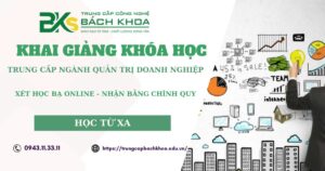 Khai giảng khóa học Trung cấp ngành Quản trị doanh nghiệp 2026 tại TPHCM
