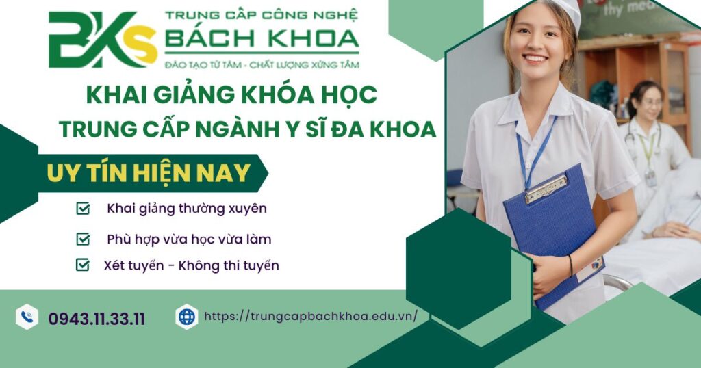 Khai giảng khóa học Trung cấp ngành Y sĩ đa khoa 2026 tại TPHCM