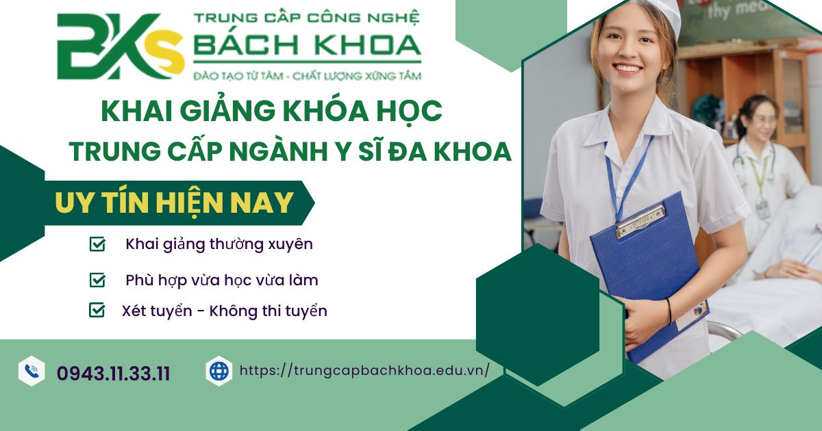Khai giảng khóa học Trung cấp ngành Y sĩ đa khoa 2026 tại TPHCM