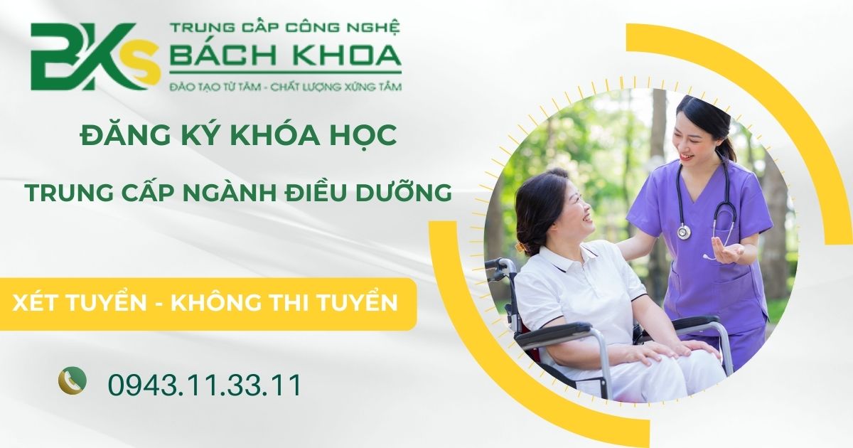 Đăng ký khóa học Trung cấp ngành Điều dưỡng Từ xa dành cho người đi làm
