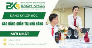 Đăng ký lớp học Cao đẳng Quản trị nhà hàng Từ xa mới nhất