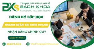 Đăng ký lớp học Trung cấp Quản trị doanh nghiệp Từ xa mới nhất