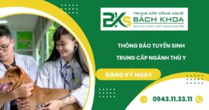 Thông báo tuyển sinh Trung cấp ngành Thú y vừa học vừa làm tại TPHCM