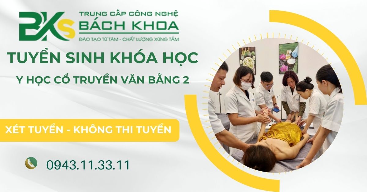 Tuyển sinh khóa học Y học cổ truyền Văn bằng 2