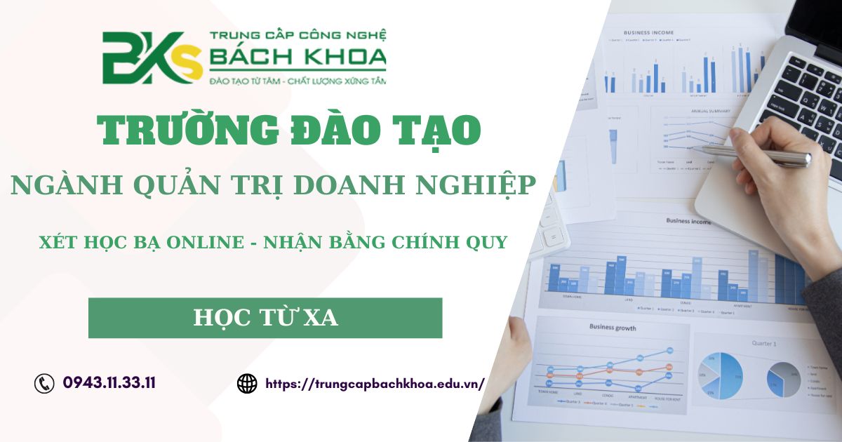 Trường đào tạo online ngành Quản trị doanh nghiệp