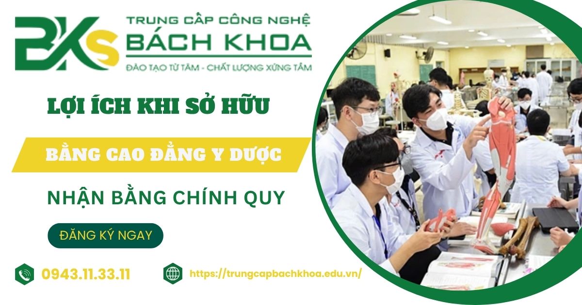 Lợi ích khi sở hữu Bằng Cao đẳng Y Dược 10 Lợi ích khi sở hữu Bằng Cao đẳng Y Dược