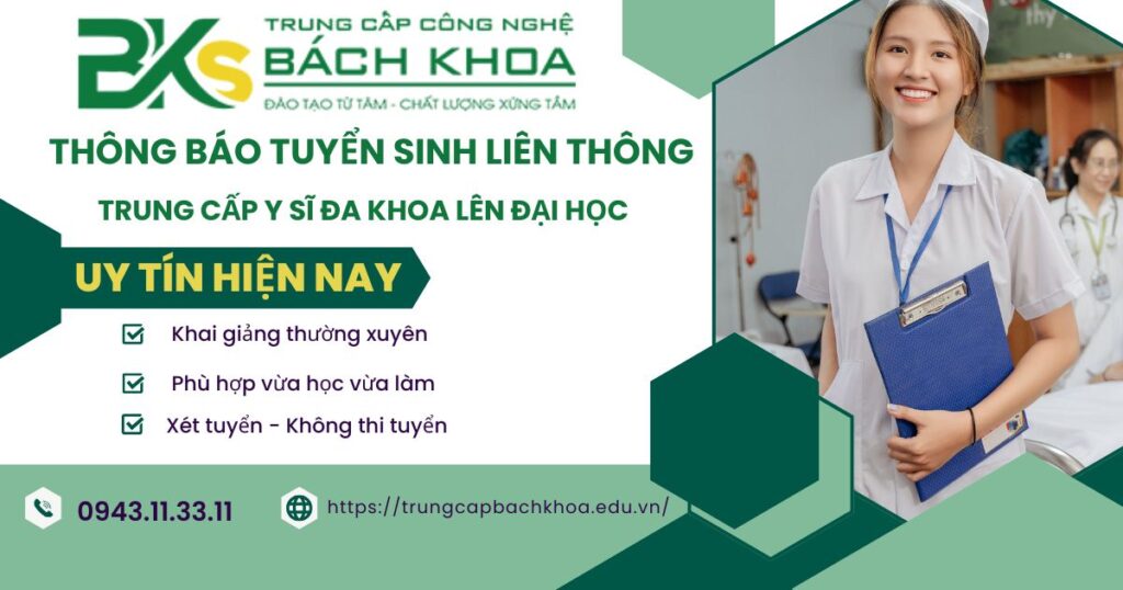 Thông báo tuyển sinh Liên thông Trung cấp Y sĩ đa khoa lên Đại học 4 Thông báo tuyển sinh Liên thông Trung cấp Y sĩ đa khoa lên Đại học