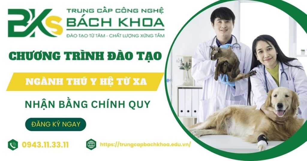 Chương trình đào tạo ngành Thú Y hệ Từ xa chuẩn Bộ
