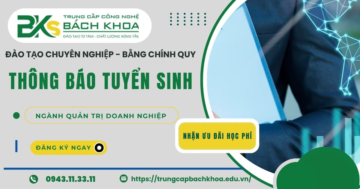 Có nên học Trung cấp ngành Quản trị doanh nghiệp online không?