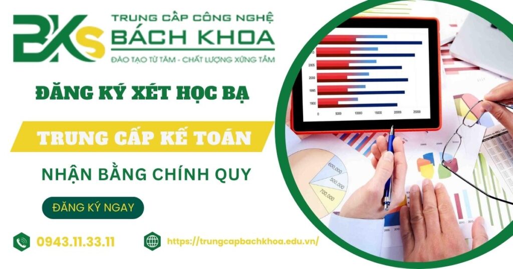 Trường Trung cấp Kế toán xét học bạ - Không thi tuyển 4 Trường Trung cấp Kế toán xét học bạ