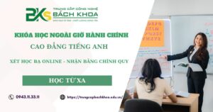 Khóa đào tạo Cao đẳng Tiếng Anh học ngoài giờ hành chính dành cho người bận rộn