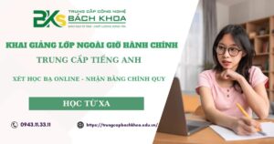 Khóa đào tạo Trung cấp Tiếng Anh học ngoài giờ hành chính dành cho người bận rộn
