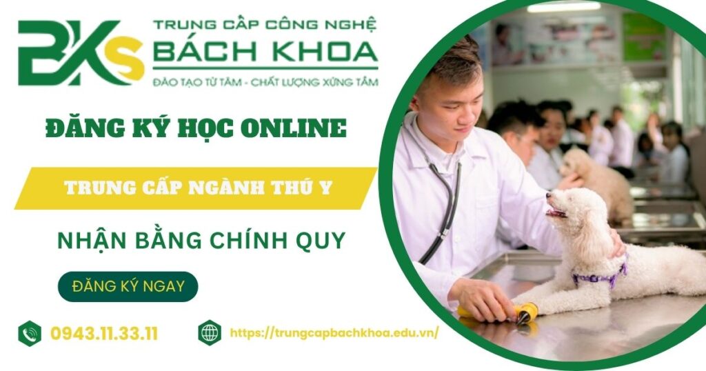 Nên học Trung cấp ngành Thú Y học online có bằng Chính quy ở đâu?