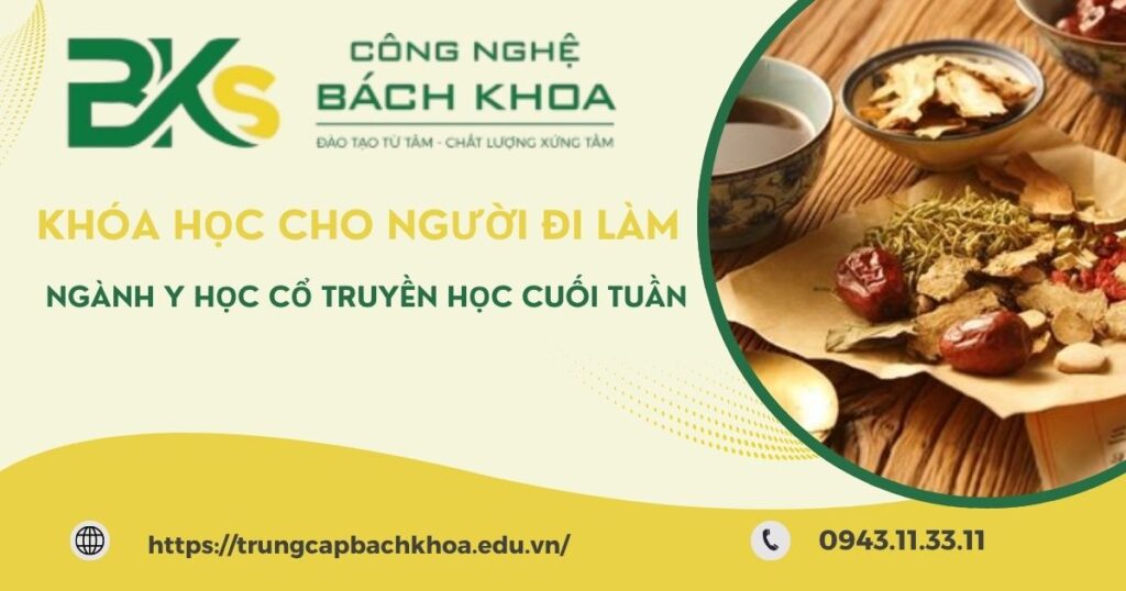 Khóa học ngành Y học cổ truyền học cuối tuần dành cho người đi làm 4 Khóa học ngành Y học cổ truyền học cuối tuần dành cho người đi làm
